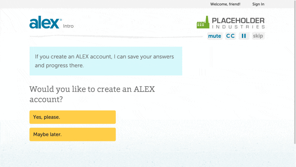 ALEX ID example screenshots